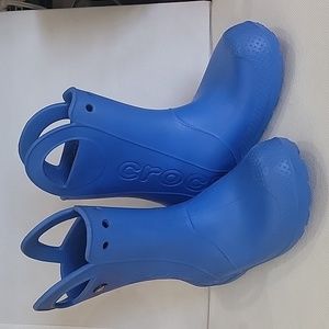 KIDS CROCS WATER RAIN‎ BOOTS ( sz J3)